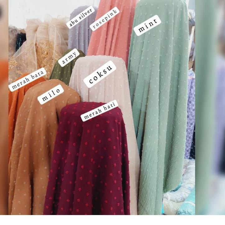 ➡️ rayon CRINKLE CEY air flow uragiri premium / uragiri dot / polkadot