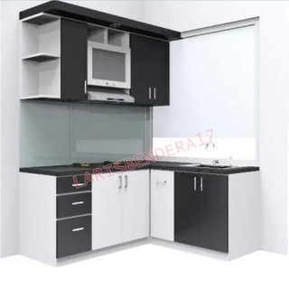 Kitchen Set ROMA - Minimalis & Modern Lengkapi Ruang Dapur Anda | Hitam