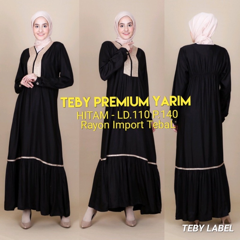Daster arab Teby Premium Yarim-5