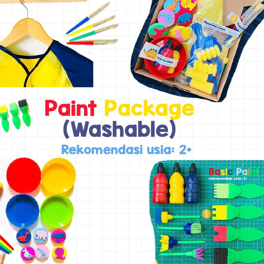 

KB0 Paint Package (Washable) / Paket Melukis Anak !