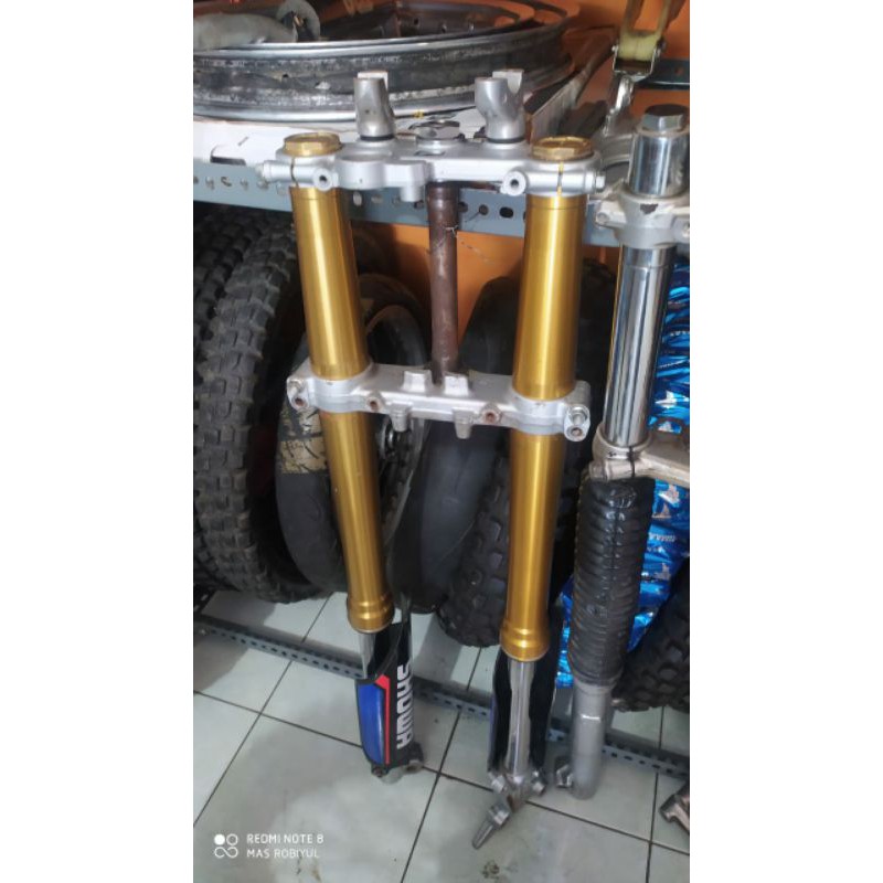 usd upside down shock depan honda crf150l crf 150 l original