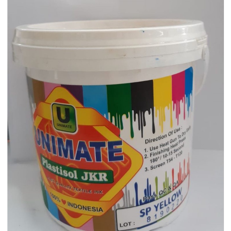 

Plastisol Unimate JKR SS Yellow@1kg
