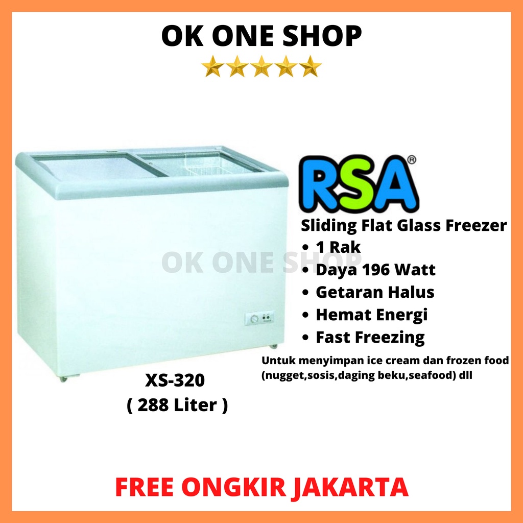 RSA Sliding Freezer XS-320