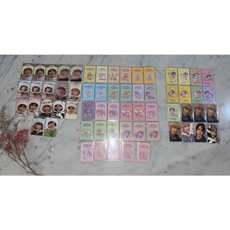 [Ready stock] TC Trading Card Sanrio B Ver NCT & A Ver PC Jaehyun Jaemin Jeno Kun Yangyang Haechan T