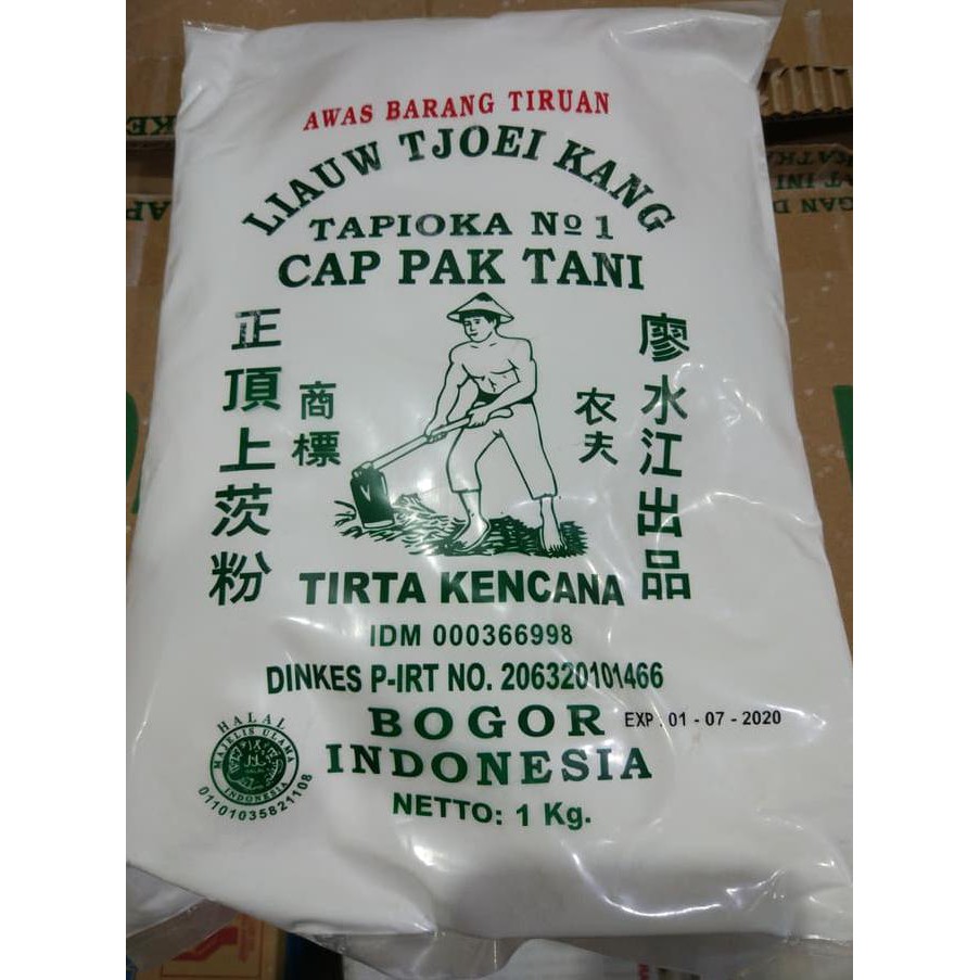 

Big Sale Sagu Cap Pak Tani Liauw Tjoei Kang / Tepung Tapioka 1 KG GROSIR Big Sale