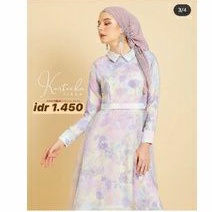 new gamis butik malaysia lilac busui