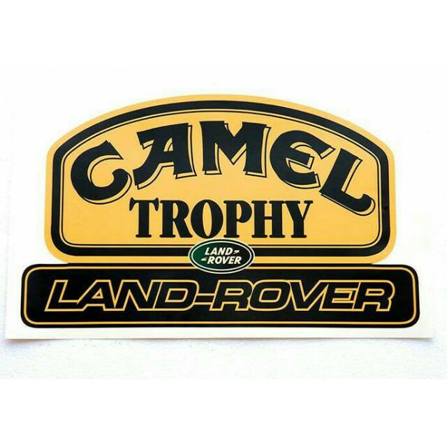 Decal stiker CAMEL TROPHI LAND ROVER striping pintu