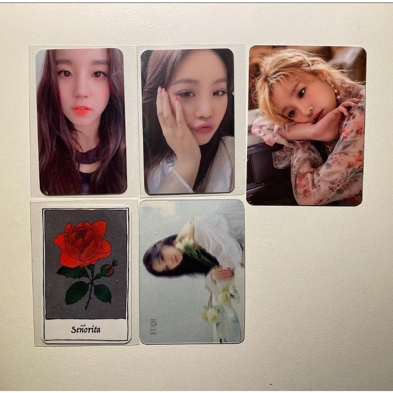 yuqi soojin gidle photocard pc