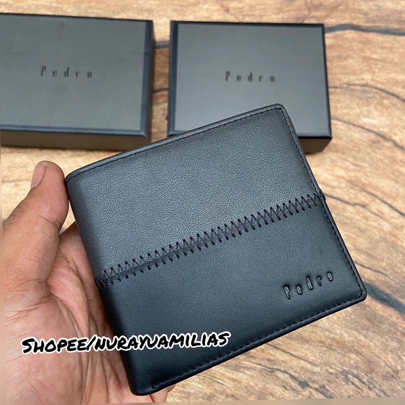 Dompet pria Pedro kulit asli import dompet lipat pria dompet kulit pria