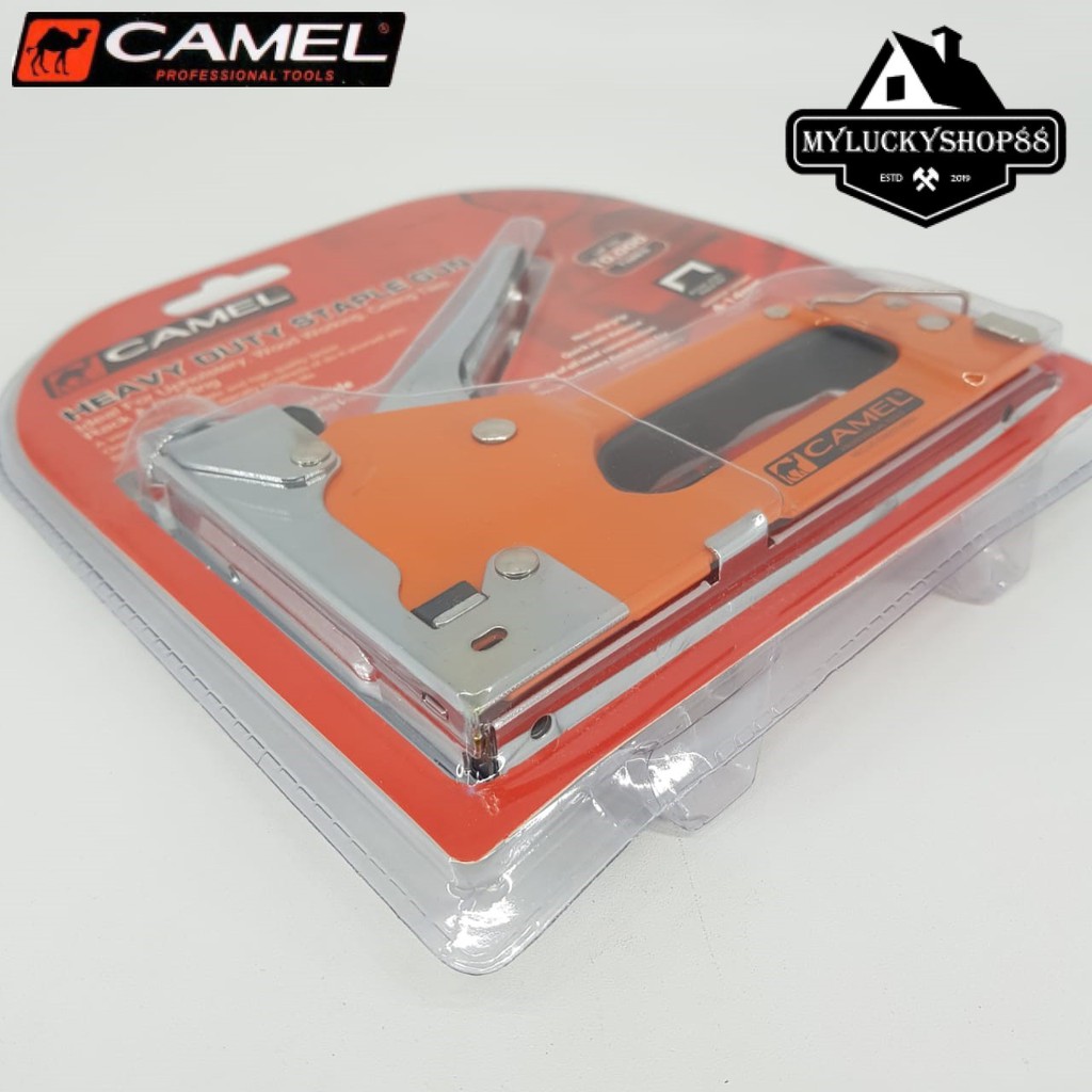 Camel Mesin Tembak Heavy Duty Staple Gun Staples Jok Gun Tacker 4-14mm