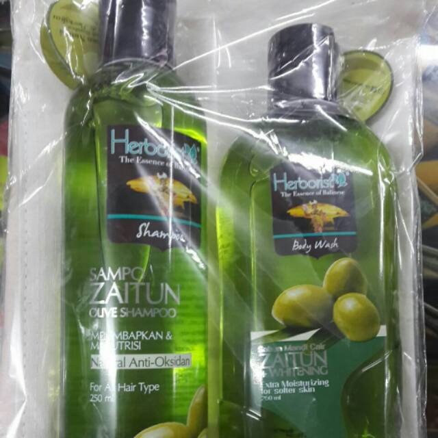 Herborist Shampoo dan Sabun Cair Zaitun 250ml