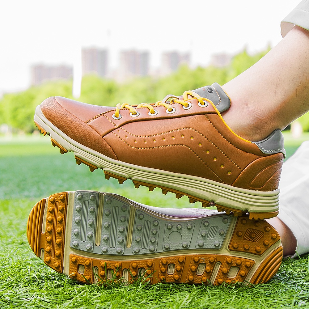 Sepatu Golf  Bebas Paku Sepatu Golf Pria Plus Ukuran Pelatihan Golf Sepatu