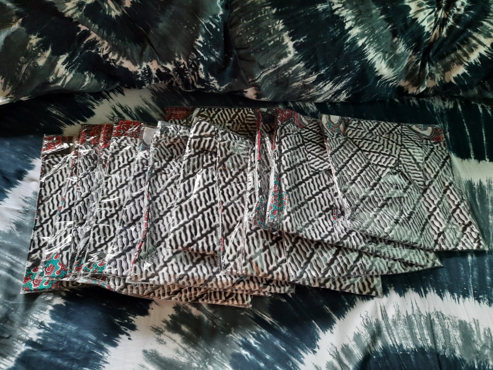 Kemeja Batik Pria Lengan Panjang Size M L Xl Xxl  Bswart Batik Hrb026