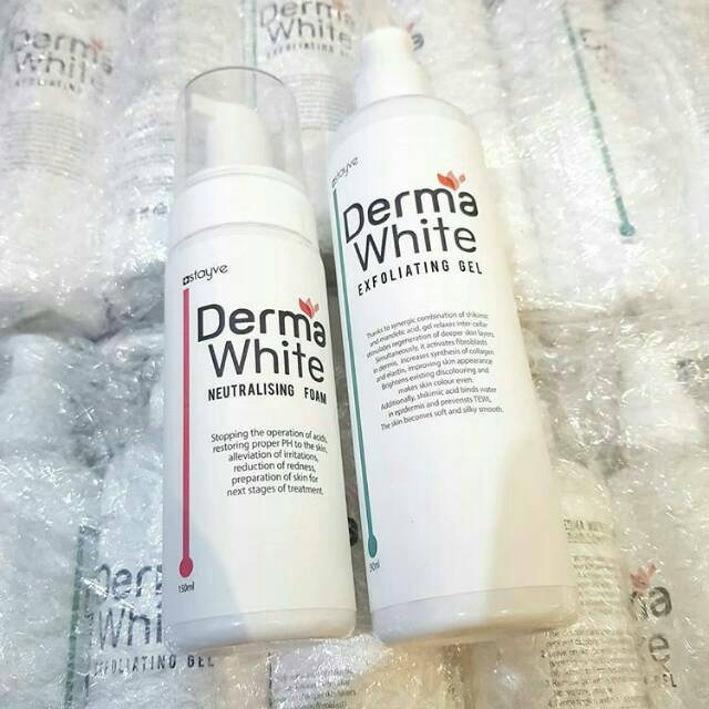 Stayve Dermawhite Exfoliating Gel + Neutralising Foam set