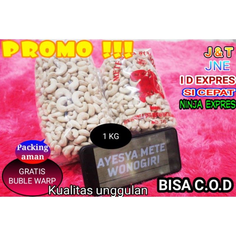 

KACANG METE MENTAH ASLI wonogiri 1kg