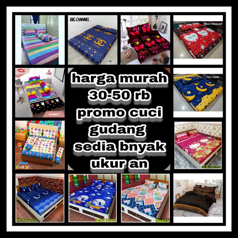 PROMO SEPREI HOMEMADE MOTIF KARAKTER/ANAK UK180X200 UK 160X200 UK 120X200 (SPREI SAJA)