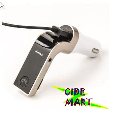 [BISA COD] CAR G7 CHARGER FM TRANSMITTER BLUETOOTH CHARGER MOBIL AUX MP3 USB LCD / CAR G7