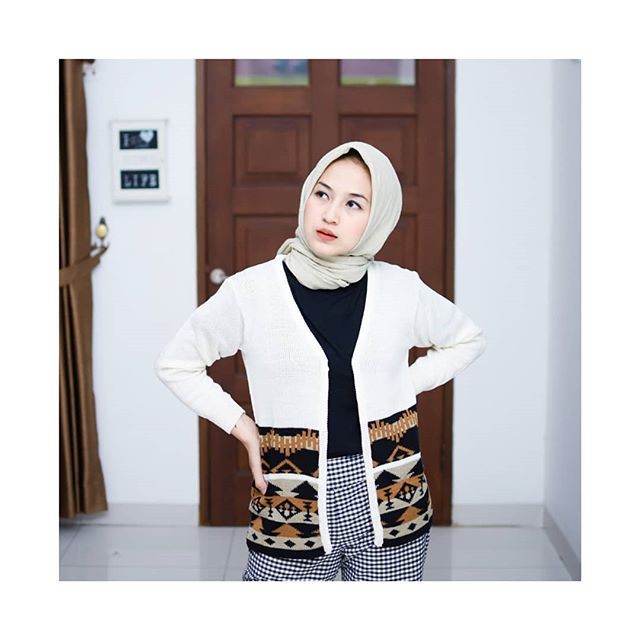 Cardigan Rajut Panjang Wanita Tebal Kekinian Kardigan Rajut Cardigan Rajut Wanita Etnica Long Outer