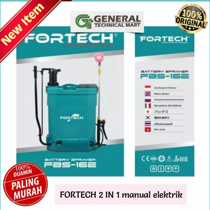 Sprayer Hama Disinfectant Virus Bakteri FORTECH 2 IN 1 manual elektrik