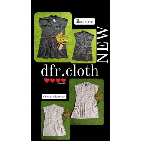 NEW bukan preloved baju outer tunik bermerk berkualitas terbaru murah meriah diskon DFR cloth