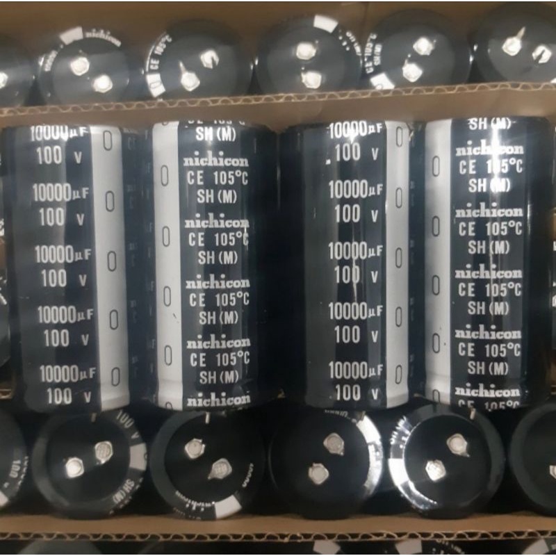 NICHICON ELKO NICHICON ELCO 10000 UF 100 VOLT KUALITAS SUPER ORIGINAL