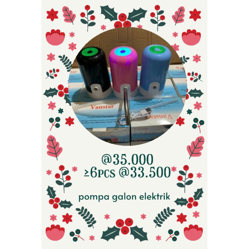 pompa galon elektrik vanstar