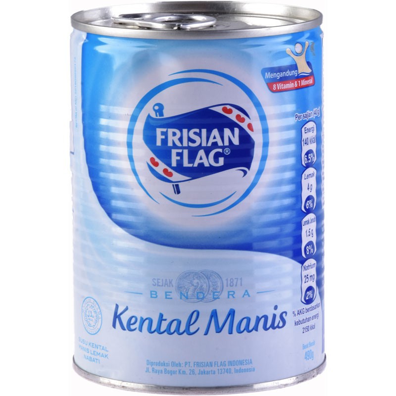 

FRISIAN FLAG Kental Manis Kaleng 490g