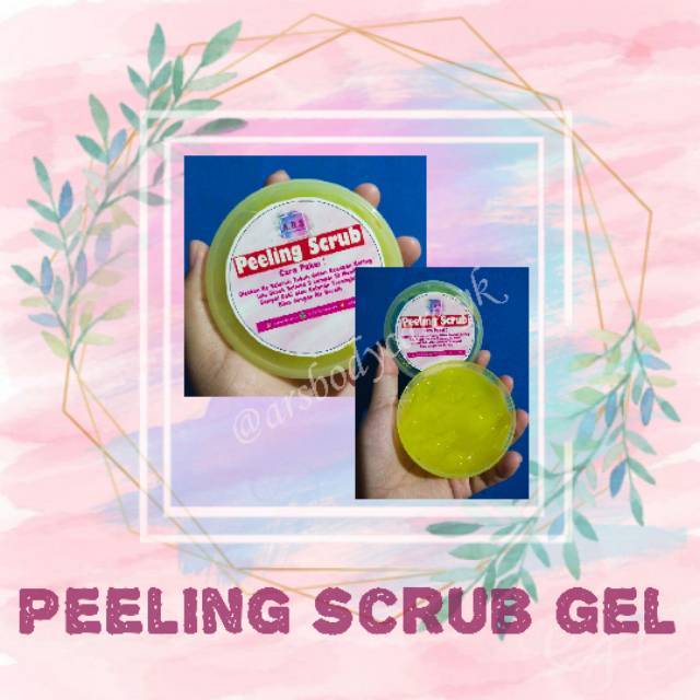 Peeling gel / body peeling / Peeling ekstra jeruk lemon / whitening peeling