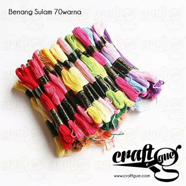 Paket Benang Sulam 70warna