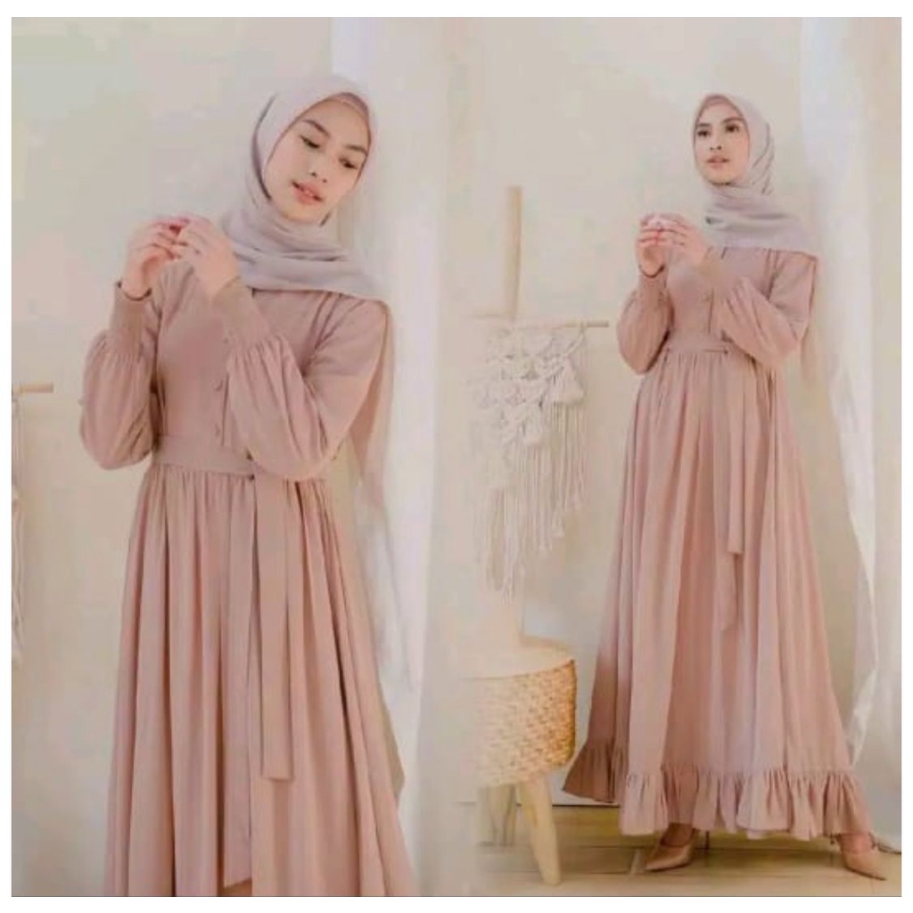 ( S M L XL XXL XXXL 5L ) GAMIS CERUTY BABYDOLL | MARWAH DRESS