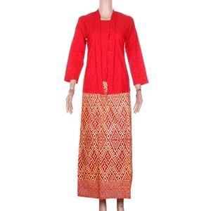 Setelan RNB Kebaya Embos Kutubaru + Rok Batik Ratu ( Panjang)