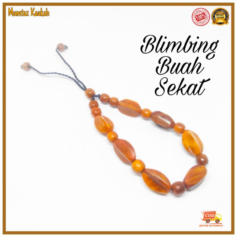 Gelang kokka koka blimbing buah sekat / gelang kaukah kaokah coklat kauka kaoka original kokah