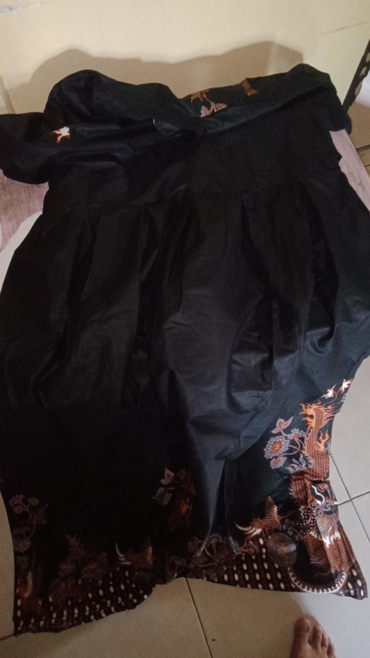 Gamis Batik Manggar, Padi,sekar,cantik,kubis,kipas,daun