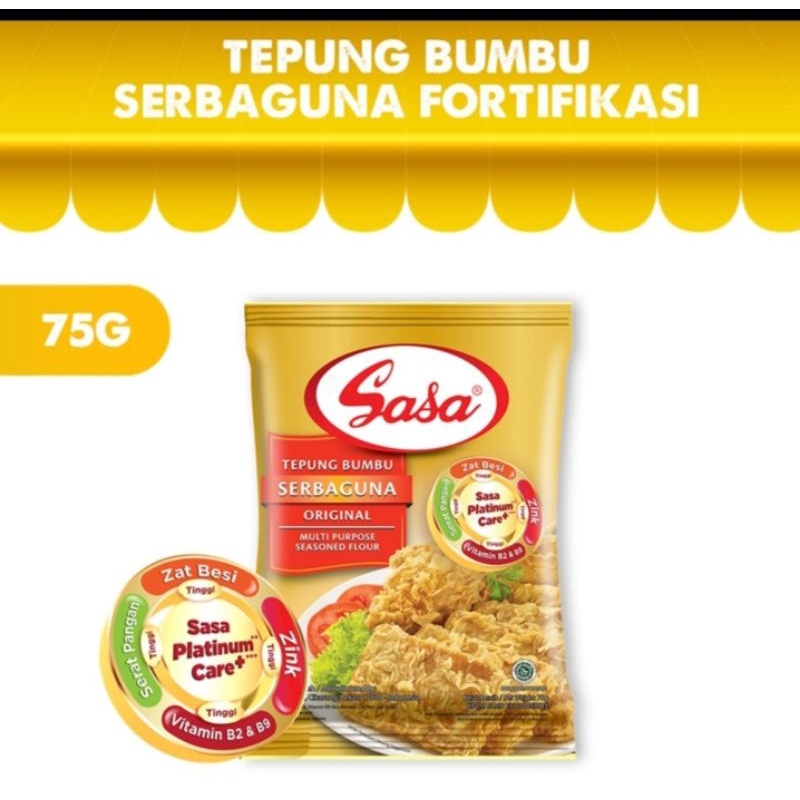 

Sasa Tepung bumbu serbaguna original 75gr