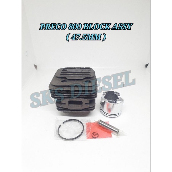 Cylinder Block Assy Chainsaw Okinawa 8800 Blok Boring Komplit Senso 47.5mm