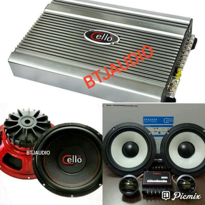 PAKET AUDIO MOBIL SQ 1 BRAND by CELLO (DENMARK TECHNOLOGY)