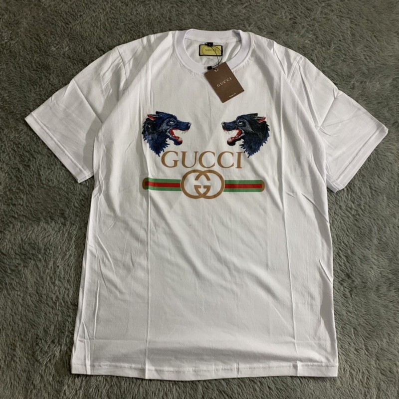 Kaos Tshirt Gucci Wolf Fulltag &amp; Lebel