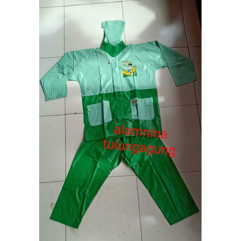 mantel setelan jaket celana anak