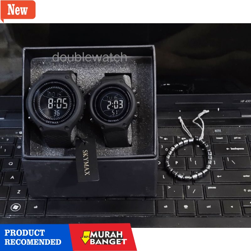 Jam digital pria terbaik- JAM TANGAN PRIA / WANITA SKYMAX DIGITAL