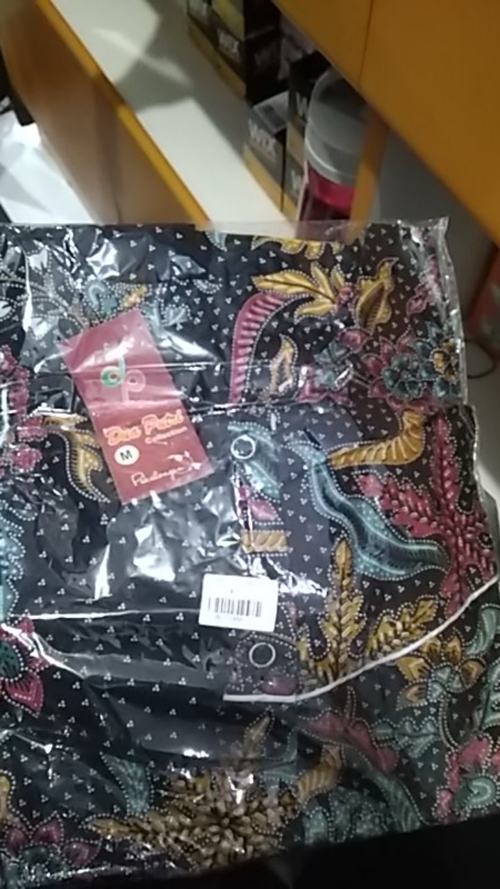 Atasan Batik Wanita Blouse Lengan Panjang Warna Hitam Trend 2021 Size S-m-l-xl-xxl-3l-4l-5l