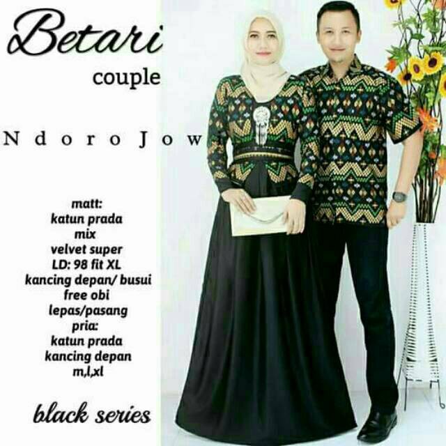 Gamis Couple betari Couple - kebaya modern