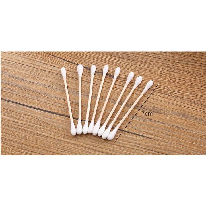 410135 - WOODEN COTTON BUDS 100 PCS / PACK ECOFRIENDLY