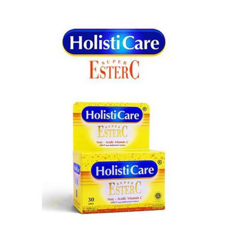 vitamin holisticare ester c super ester c holisticare 1 botol 30 tablet