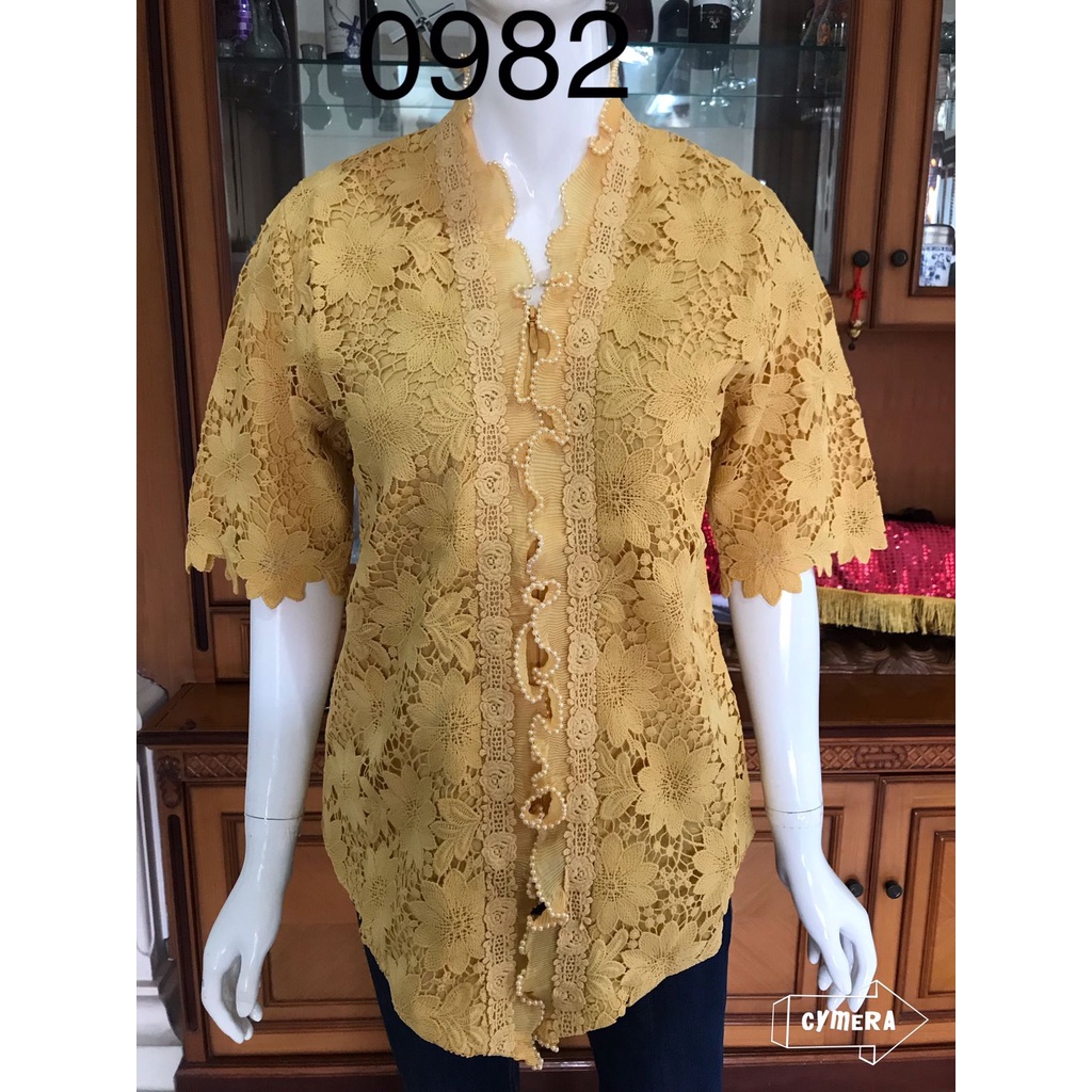 kebaya alexuez  kliwir tgn pdk brukat 0982 //kebaya premium brukat