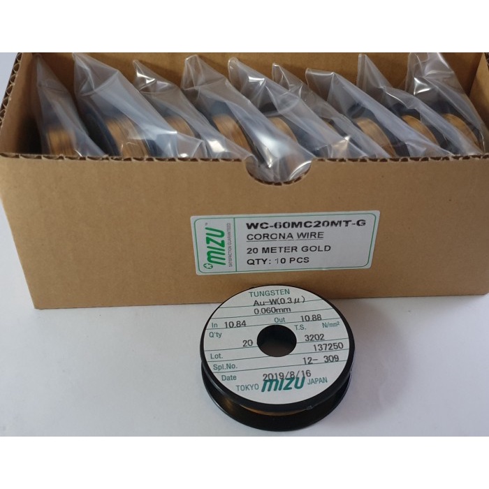 

Termurah Wayer Mesin Fotocopy / Corona Wire 0.060Mm 20M Gold Mizu