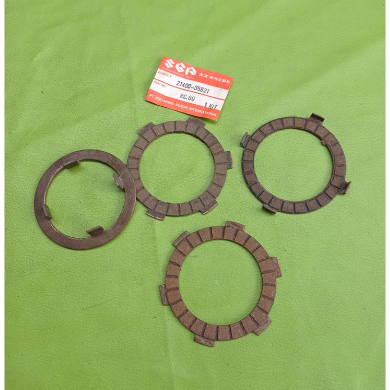 kampas kopling set suzuki rc80 RC80 original sgp