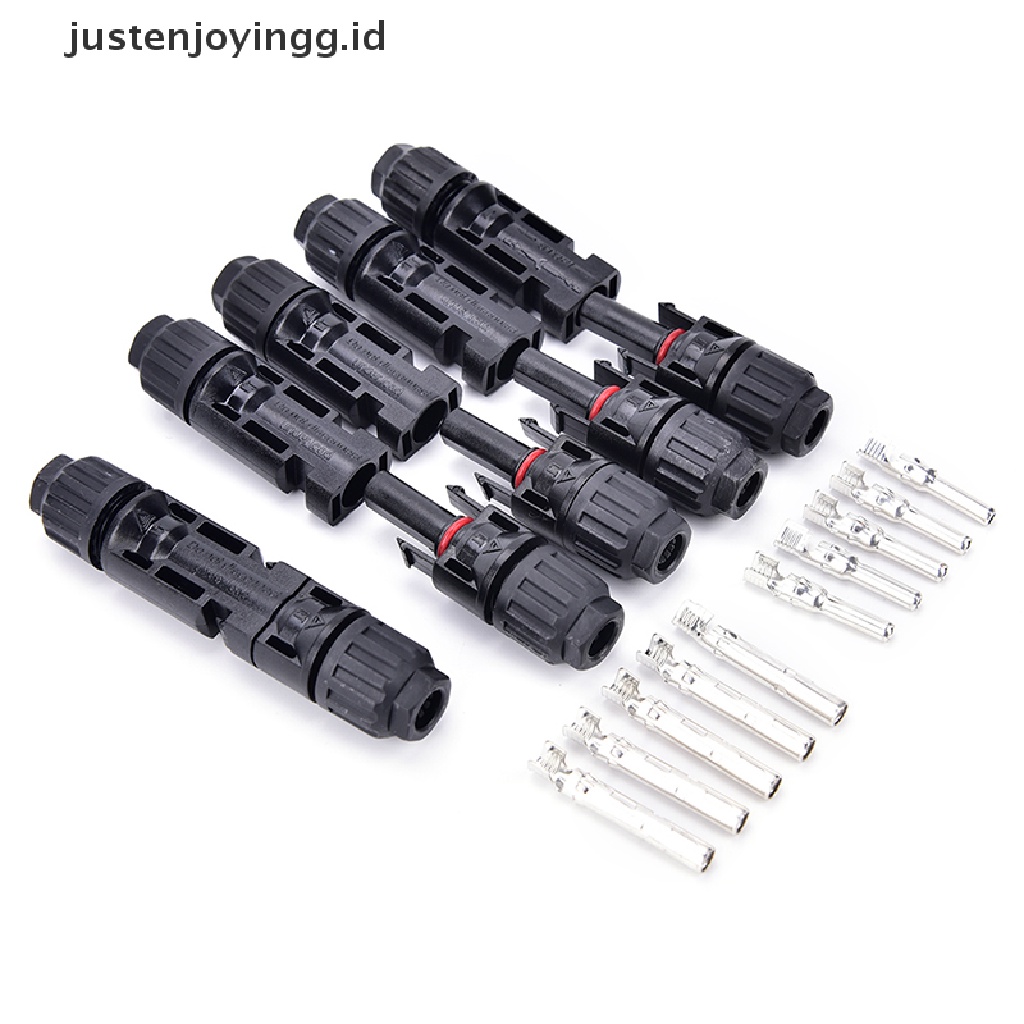 1 Pc / Set Kabel Konektor Adapter 30A Male Female M / F IP67 Untuk Panel Surya