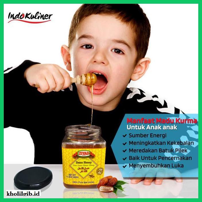 

MADU-MINUMAN- ZIYAD MADU KURMA 500 GRAM NEKTAR BUNGA KURMA BY INDOKULINER ASLI MURNI -ASLI-BUKAN-