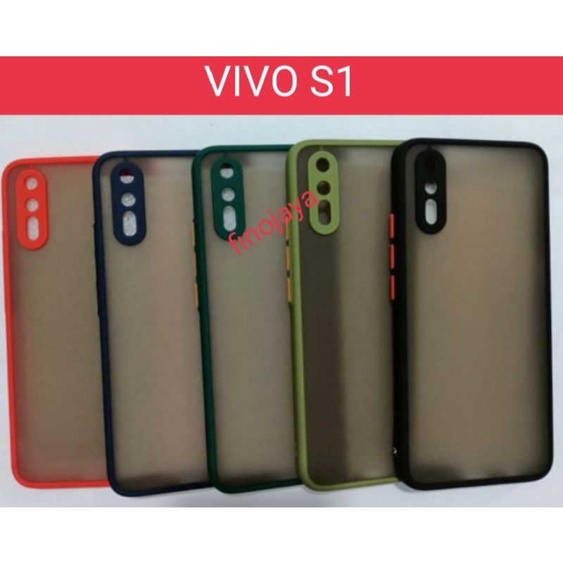 Case Aero My choice Vivo S1 Silikon Dove Pelindung Camera