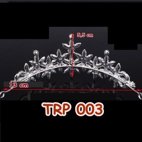 [SIAP KIRIM] AKSESORIS TIARA MAHKOTA MINI PENGANTIN BRIDESMAID TRP003